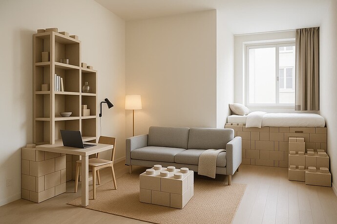 Расстановка мебели и зонирование пространства