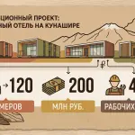 На Кунашире построят 4 модульные гостиницы на 120 номеров