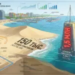 Бердянск к 2044 году: 1,5 млн туристов и 200 тыс. кв. м застройки