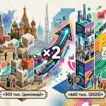 Турпоток в Россию 2025: арабские туристы удвоились до 660 тыс.