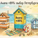 Петербуржцы выбирают Анапу: бронирования выросли на 89%