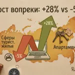 Посуточная аренда апартаментов в России выросла на 28%